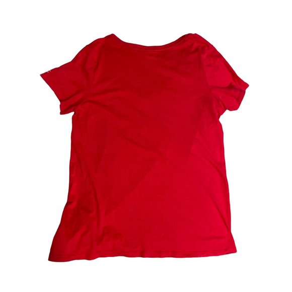 Georgia Bulldogs Ladies Size Large Short Sleeve V Neck Tee NCAA Football College - Picture 5 of 6